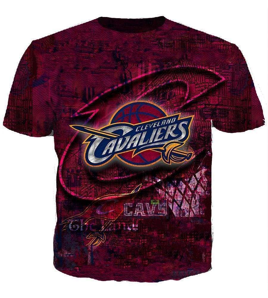 Basketball Cleveland Cavaliers Hoodies - Zip Up Purple 3D Hoodie