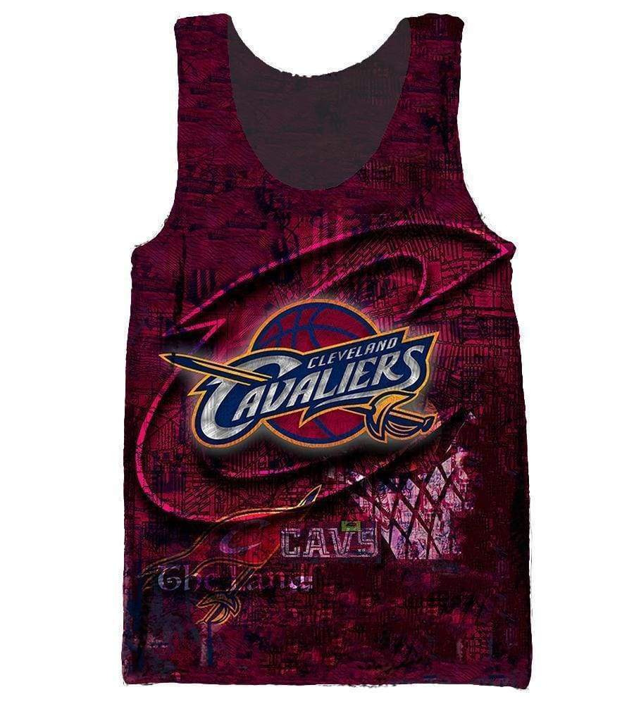Basketball Cleveland Cavaliers Hoodies - Zip Up Purple 3D Hoodie