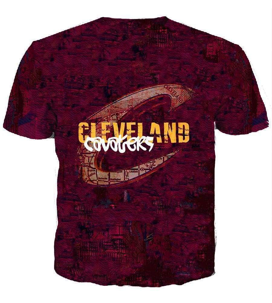 Basketball Cleveland Cavaliers Hoodies - Zip Up Purple 3D Hoodie