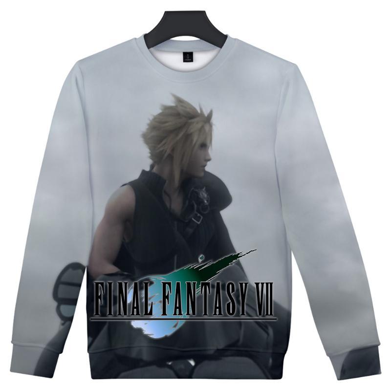 2019 Final Fantasy Harajuku O-Neck Long Sleeves Sweatshirt