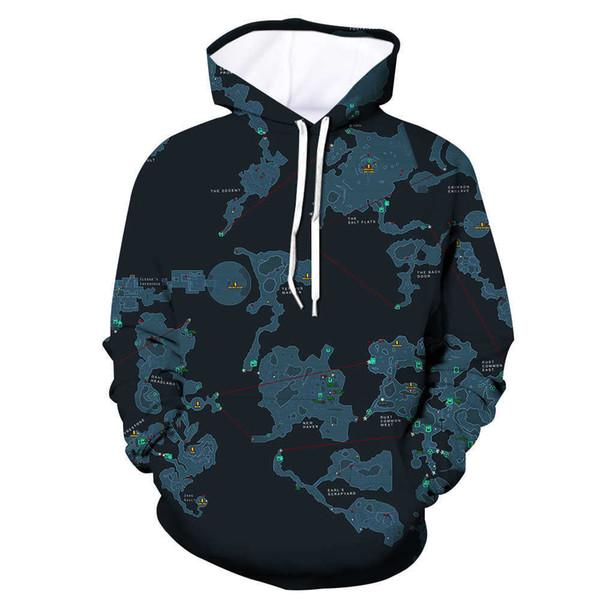 Game Borderlands 3 Hoodies - 3D Digital Print Hooded Pullover