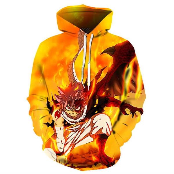 Anime Fairy Tail 3D Hip Hop Hoodies Pullovers Sweatshirt