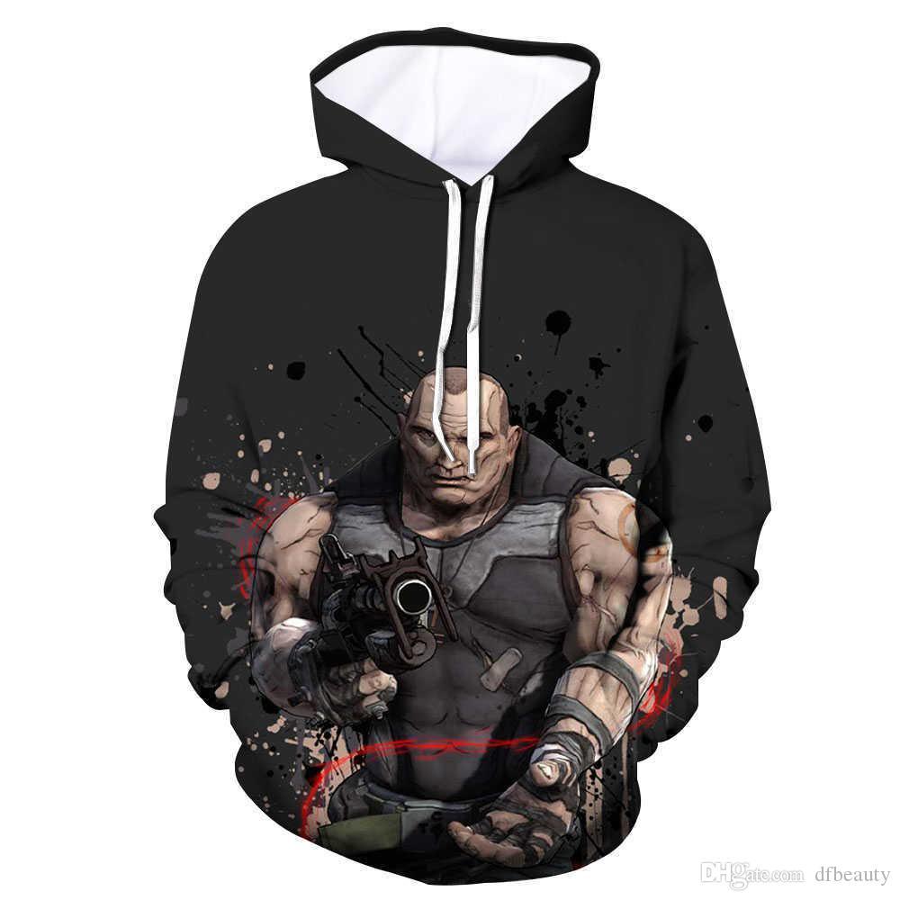 Game Borderlands 3 Hoodies - 3D Digital Print Hooded Pullover