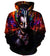 Death Note Hoodie - Death Fear Face Black Pullover 3D Hoodie
