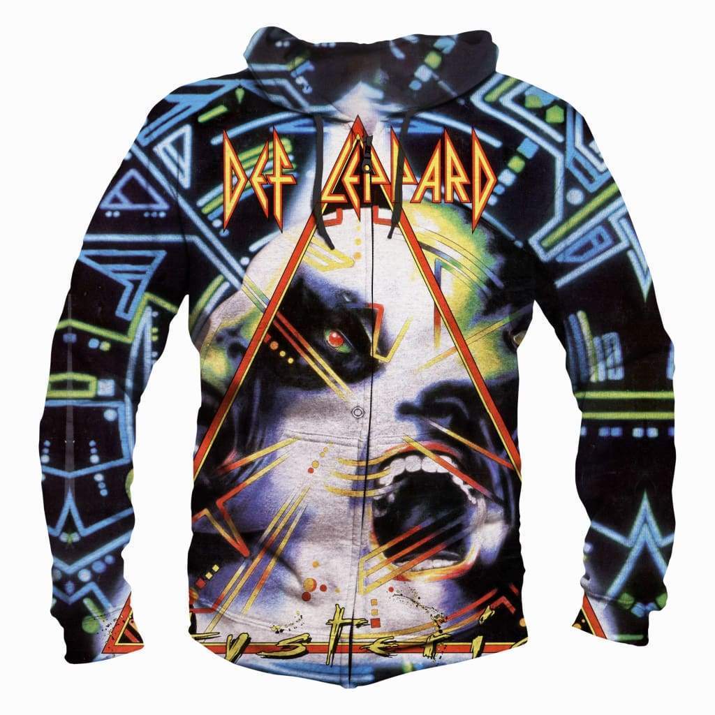 Def Leppard - 3D Hoodie, Zip-Up, Sweatshirt, T-Shirt