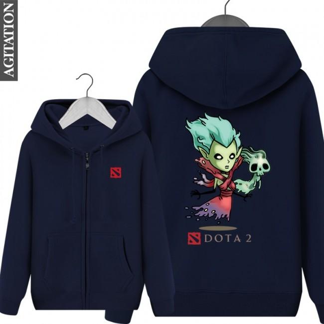 DOTA 2 Death Prophet Hoodies - Zip Up Black Hoodie