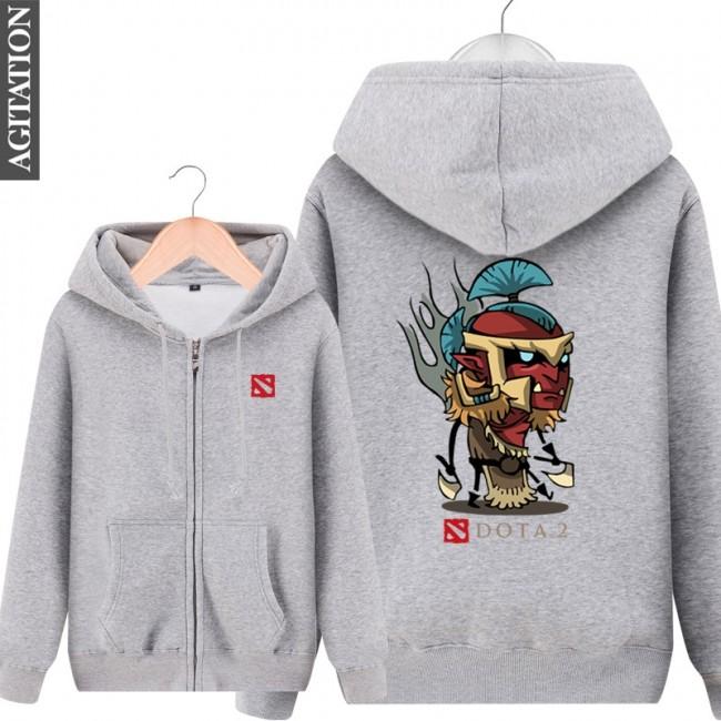 DOTA 2 Troll Warlord Hoodies - Zip Up Black Hoodie