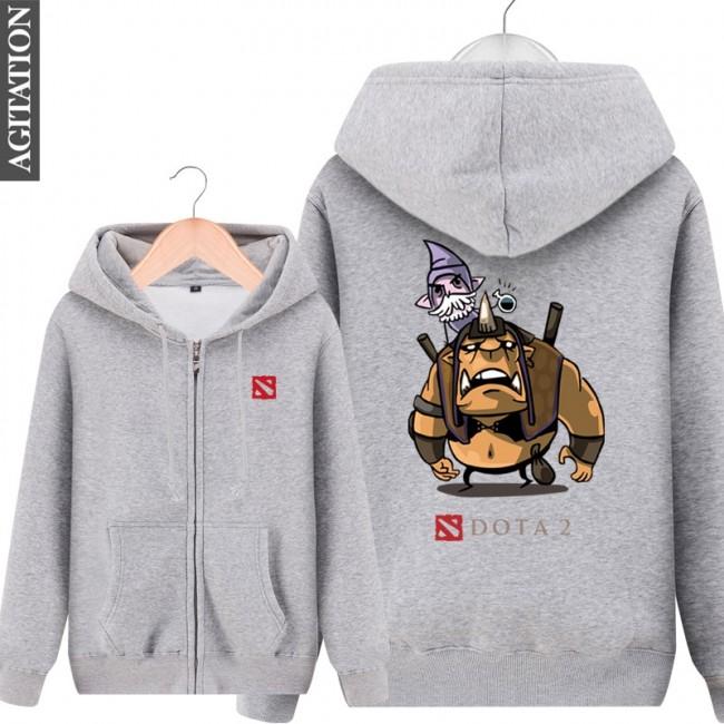DOTA 2 Alchemist Hoodies - Zip Up Black Hoodie