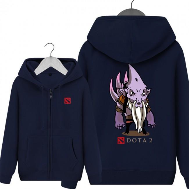 DOTA 2 Dark Seer Hoodies - Zip Up Black Hoodie