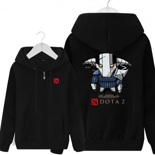 DOTA 2 Hero Sven Hoodies - Zip Up Black Hoodie