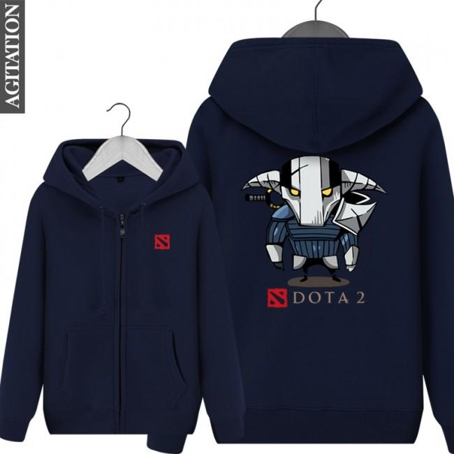 DOTA 2 Hero Sven Hoodies - Zip Up Black Hoodie