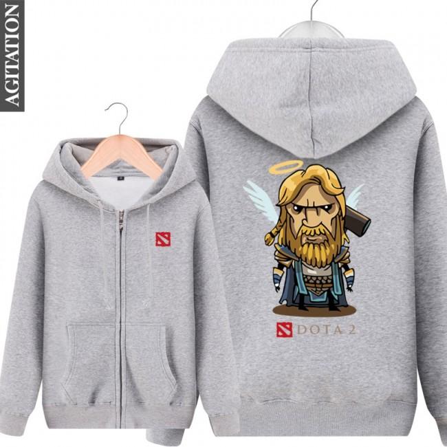 DOTA 2 Hero Omniknight  Hoodies -  Zip Up BlackHoodie