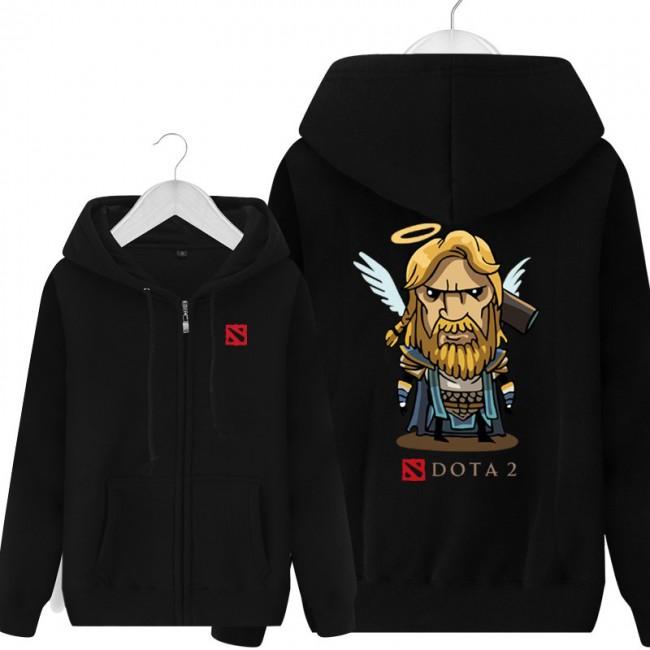 DOTA 2 Hero Omniknight  Hoodies -  Zip Up BlackHoodie