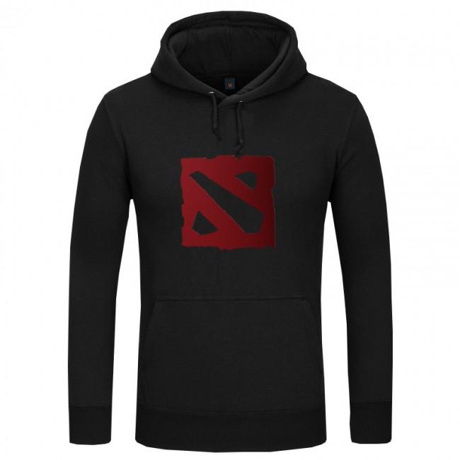 DOTA 2 Logo Printed Hoodies - Black 、Blue  Zip Up Hoodie