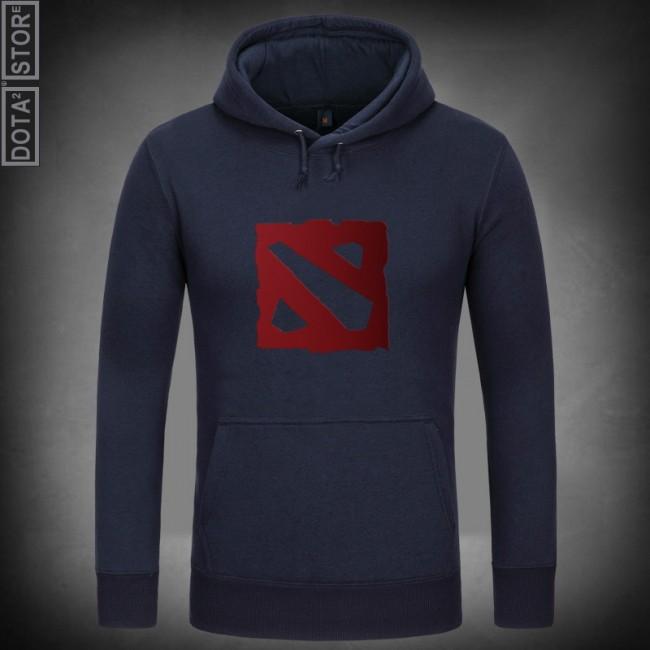 DOTA 2 Logo Printed Hoodies - Black 、Blue  Zip Up Hoodie