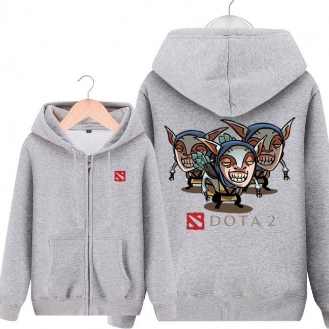 DOTA 2 Meepo Hoodies - Zip Up Black Hoodie