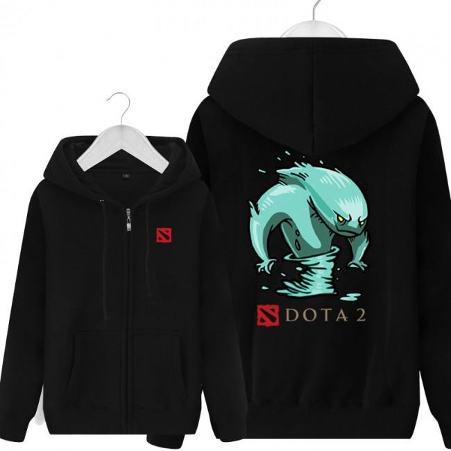 DOTA 2 Morphling Hoodies - Zip Up Black Hoodie