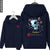DOTA 2 Puck Hoodies - Zip Up Black Hoodie