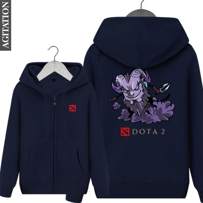 DOTA 2 Riki Hoodies - Zip Up Black Hoodie