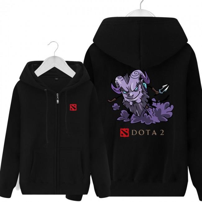 DOTA 2 Riki Hoodies - Zip Up Black Hoodie