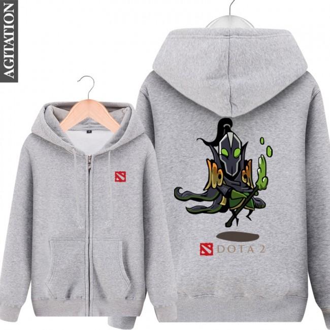 DOTA 2 Rubick Hoodies - Zip Up Black Hoodie