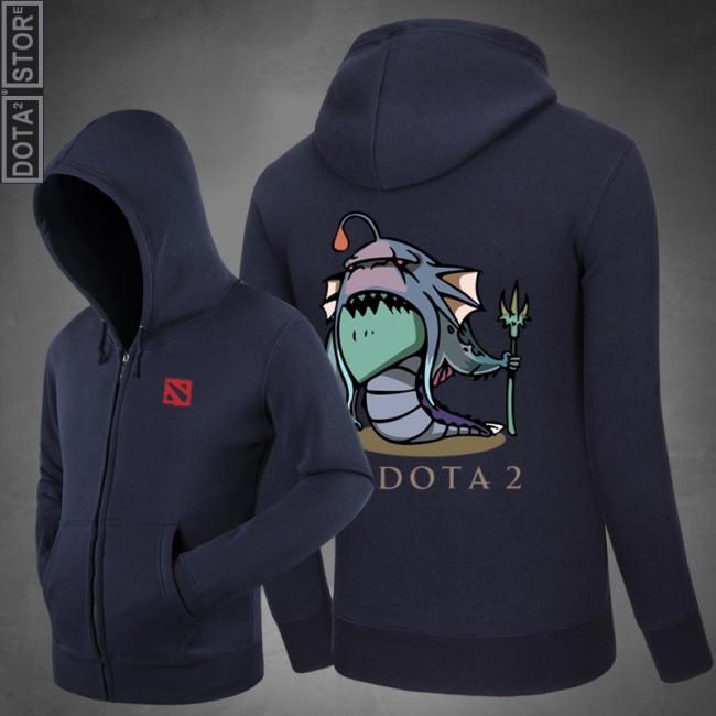 DOTA 2 Slardar Printed Hoodies - Zip Up Black Hoodie