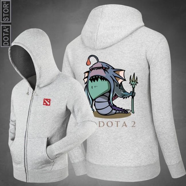 DOTA 2 Slardar Printed Hoodies - Zip Up Black Hoodie