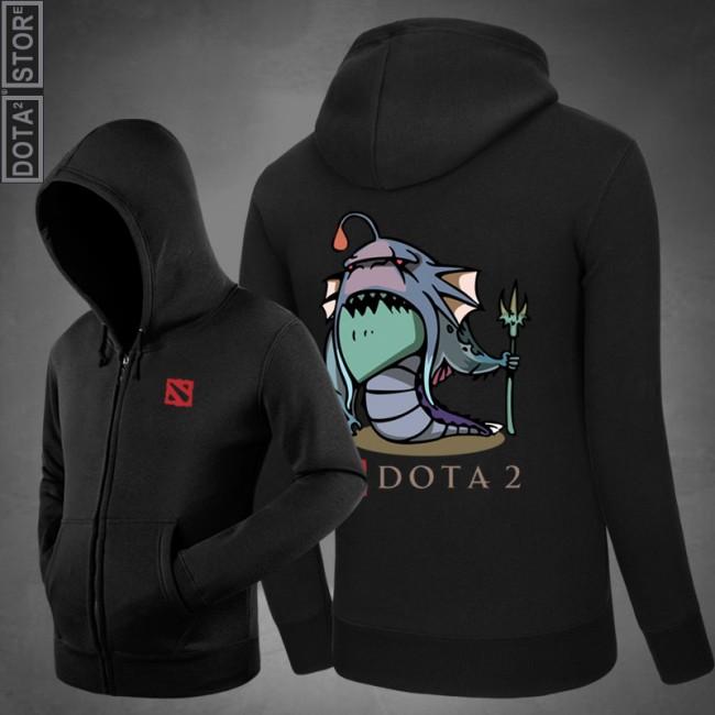 DOTA 2 Slardar Printed Hoodies - Zip Up Black Hoodie