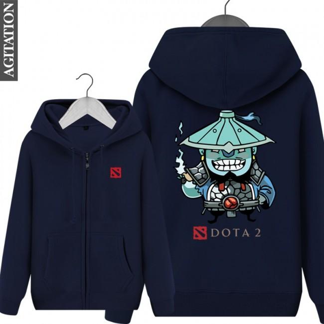 DOTA 2 Storm Spirit Hoodies - Zip Up Black Hoodie