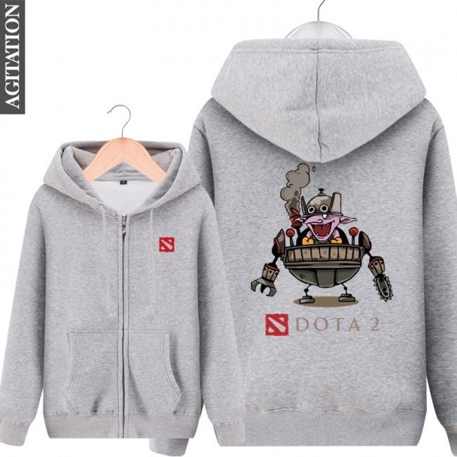 DOTA 2 Timbersaw Hoodies - Zip Up Black Hoodie