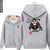 DOTA 2 Tusk Hoodies - Zip Up Black Hoodie