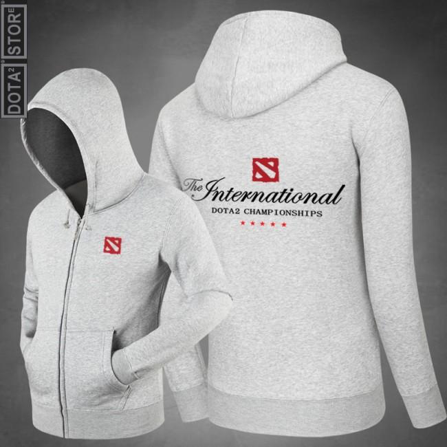 DOTA 2 The International Hoodies - Zip Up Black Hoodie