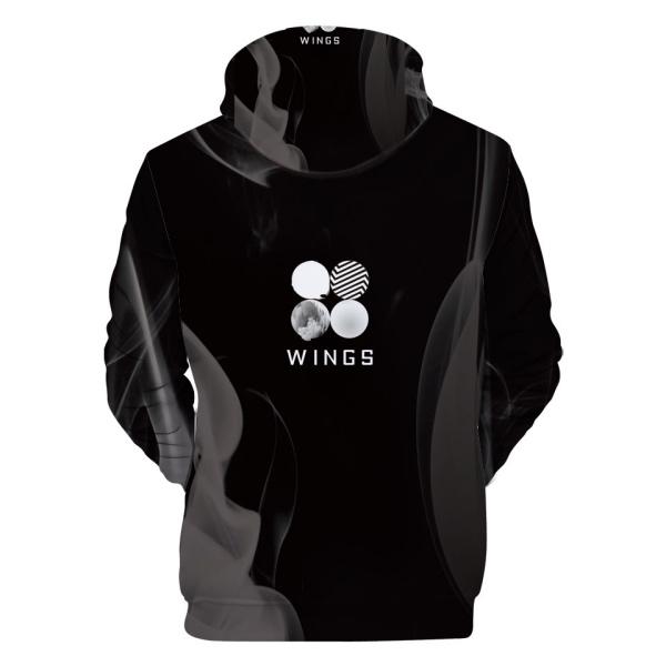 BTS Hoodie - BTSWings Printed Hoodie