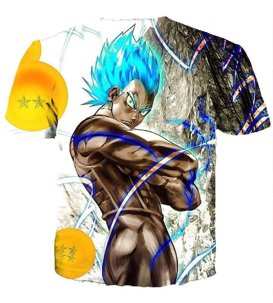 Dragon Ball Z Goku Hoodies - Blue Hair Goku Hoodie