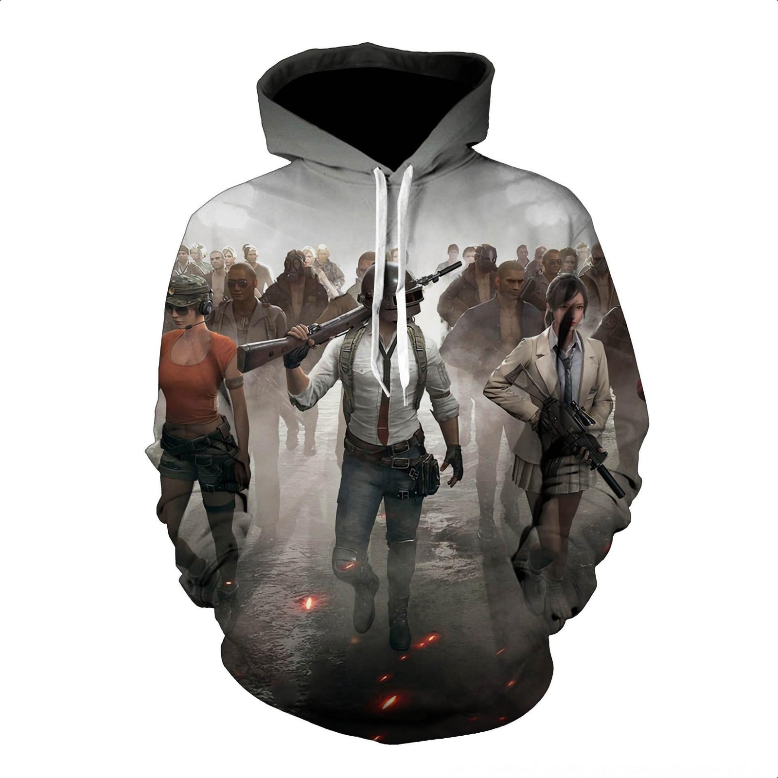 Game PUBG 3D Digital Printing Fashion Hoodie Pullover