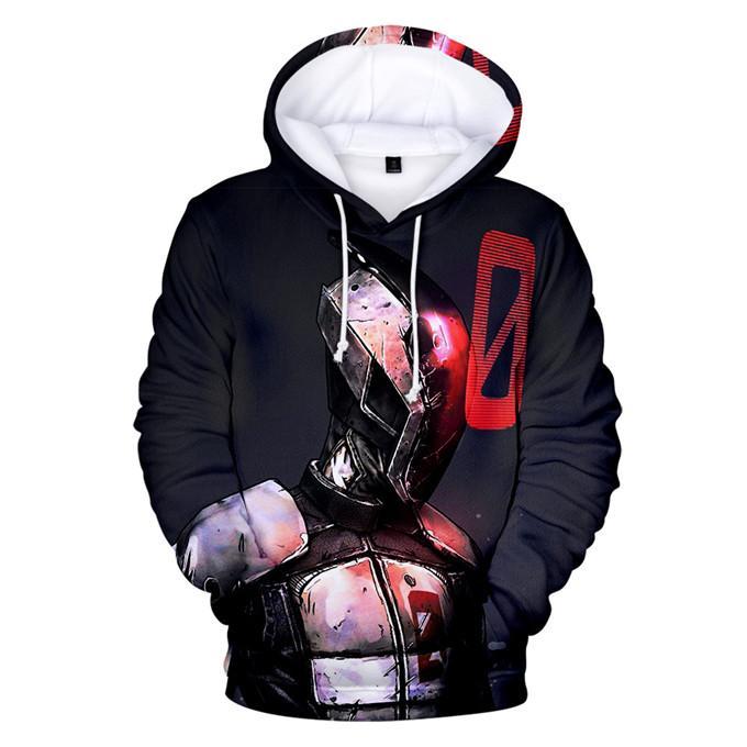 Fashion Games Borderlands Hoodies - 3D Digital Print Pullover Sweatshirts