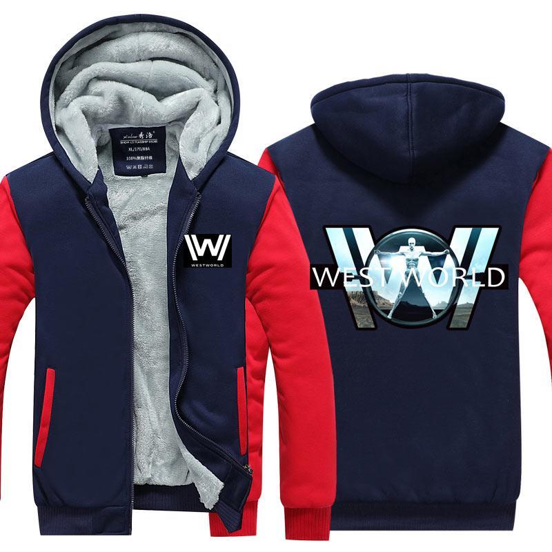 Westworld Zipper Jacket Hoodie Sportswear