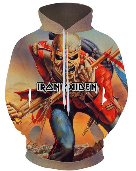 Iron Maiden Hoodie Sweatshirt - Unisex Real Dead One 3D Print Pullovers