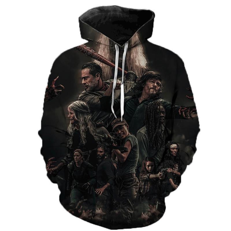 The Walking Dead 3D Printed Hoodie - Fashion Casual Sweatshirts Pullover