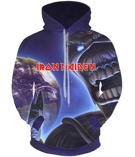 Iron Maiden Hoodie Real Dead One 3D Print Hoody Pullover