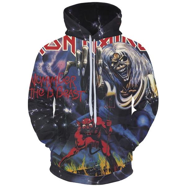 Iron Maiden Hoodie - 3D Print Sweatshrit