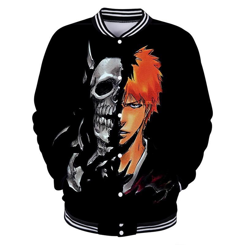 Anime Bleach 3D Jacket Coat Sweatshirts