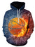 Men's Geometric 3D Printed Basketball Hoodie - Hooded Pullover Party