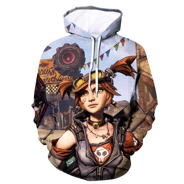 Game Borderlands 3 Hoodies - 3D Digital Print Hooded Pullover