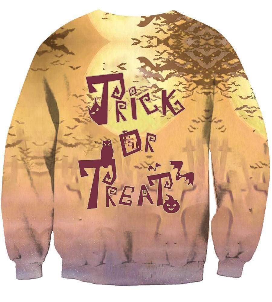 Florida State Seminoles/Trick or Treat - 3D Hoodie, Zip-Up, Sweatshirt, T-Shirt