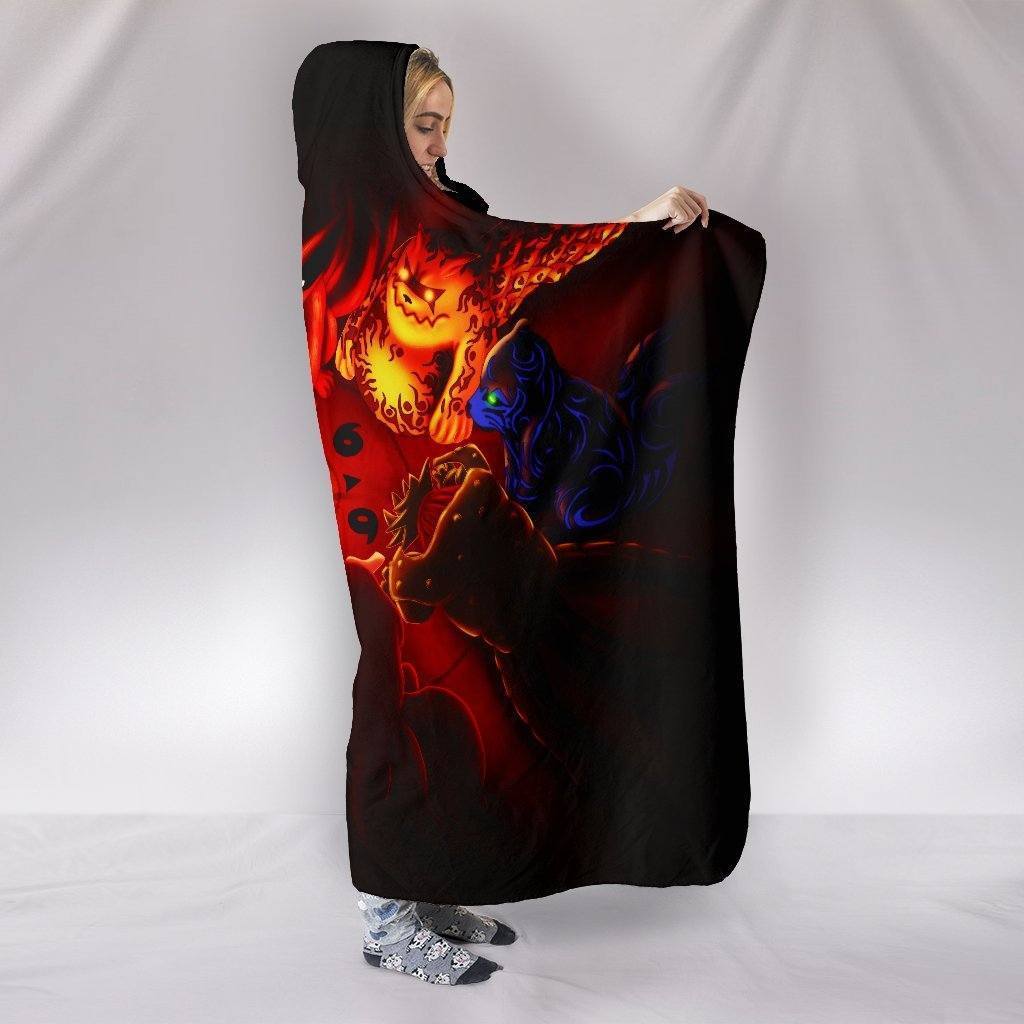 Naruto Hooded Blankets - Naruto Tailed Beasts Hooded Blanket