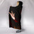 Naruto Gara Hooded Blanket - Spread Hands Black Blanket