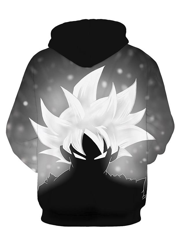 3D Printed  Dragon Ball Character Goku Hoodie - Hooded Casual Loose Pullover