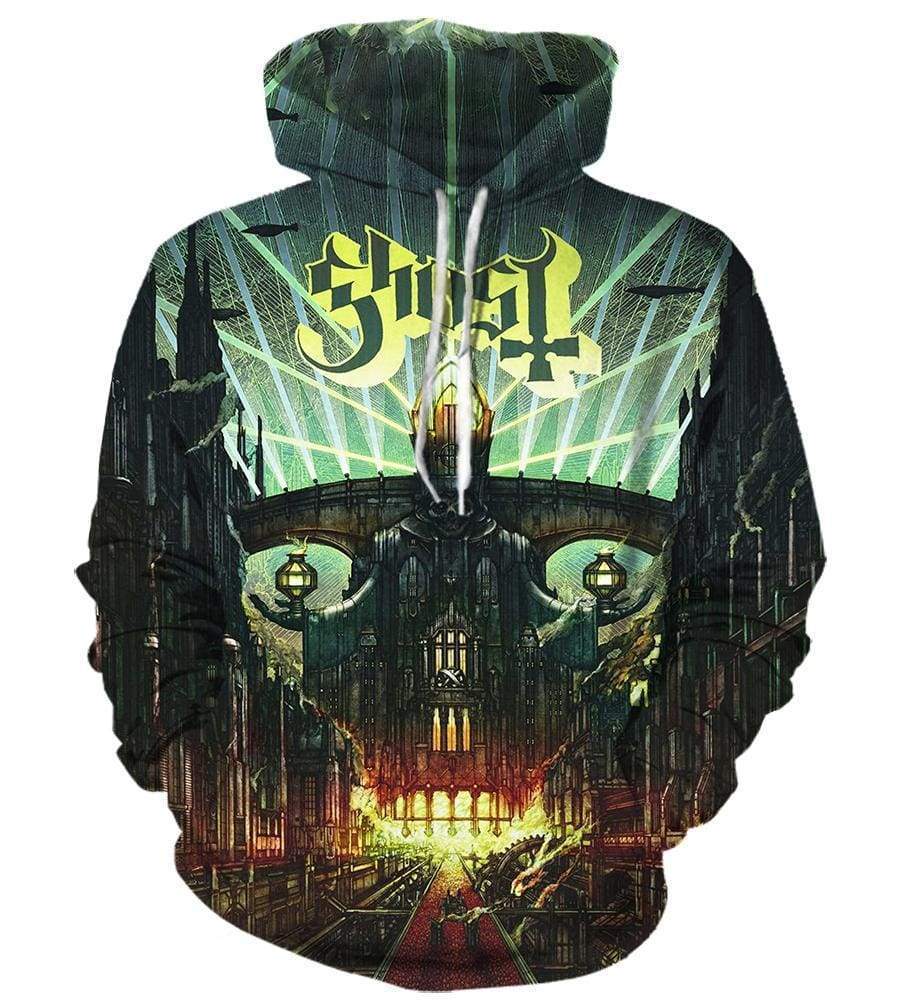 Ghost - 3D Hoodie, Zip-Up, Sweatshirt, T-Shirt