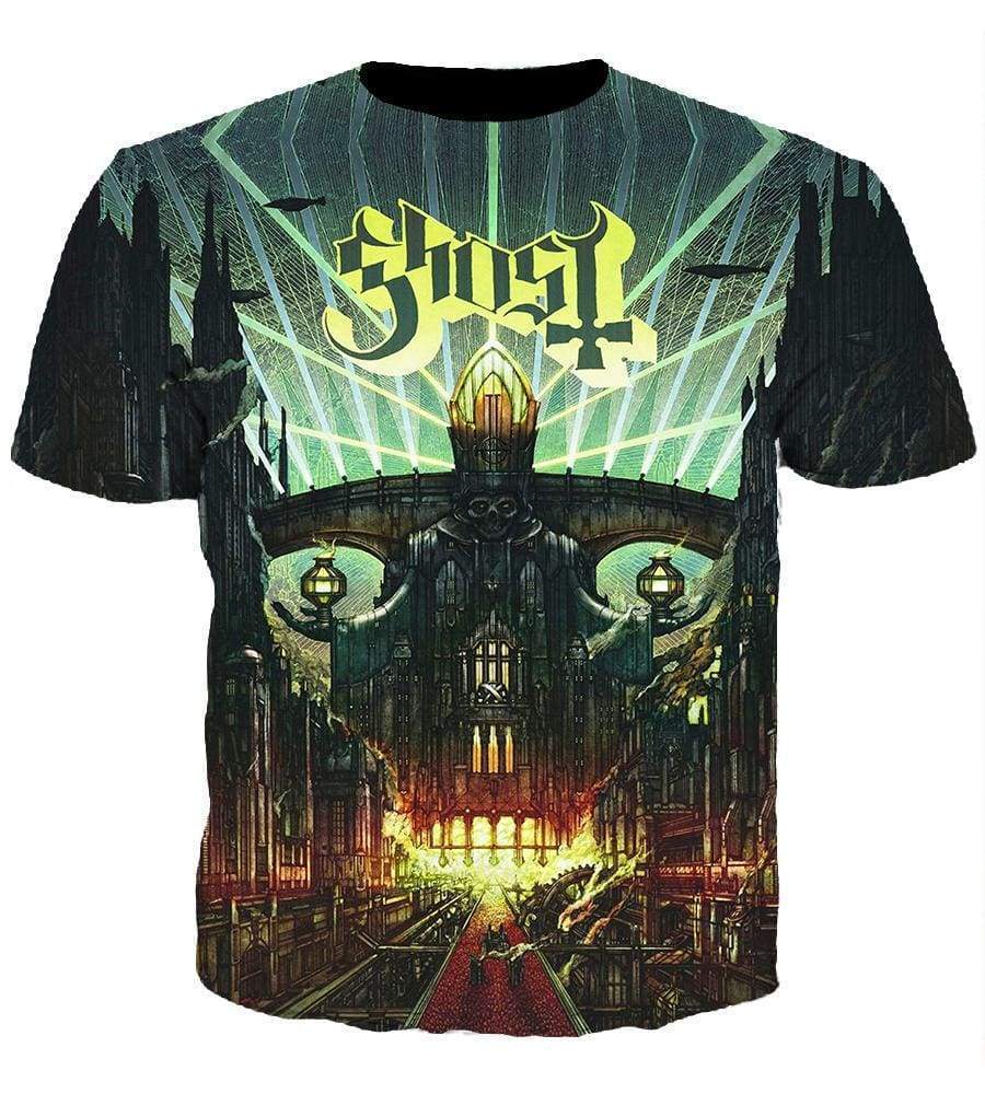 Ghost - 3D Hoodie, Zip-Up, Sweatshirt, T-Shirt